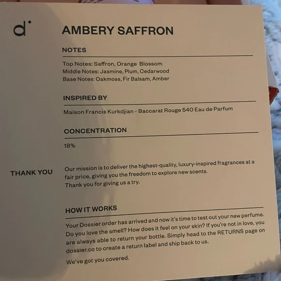 Baccarat Rouge 540 inspired - Picture 4 of 5